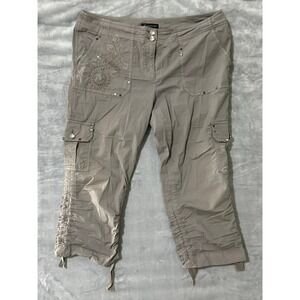 INC International Concepts Capri Pants Embellished Studded Womens -‎ 14